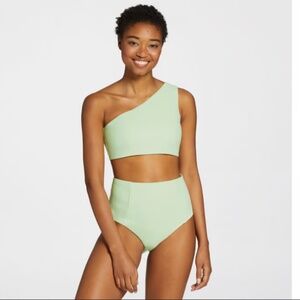 CALIA by Carrie Underwood One-Shoulder Bikini - Light Green